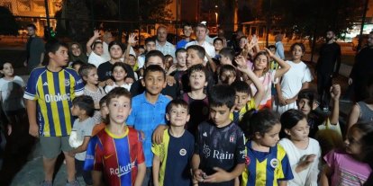 Çocukların futbol sahası hayali gerçek oldu