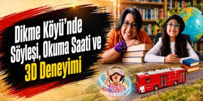 Dikme Köyü’nde Çocuklara Özel Kütüphane Etkinliği