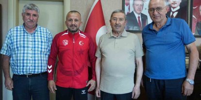 Darende Belediye Başkanı Bozkurt, dünya şampiyonu Semih Özdemir’i ağırladı