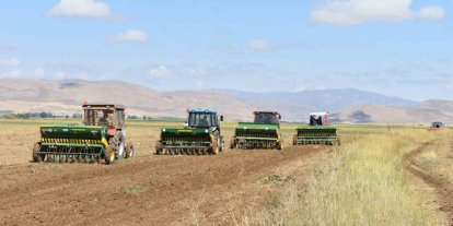 Rüştü köyünde suni mera tesisi oluşturuldu