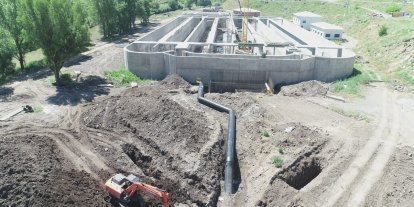 Kars’ta 523 bin dekar tarım arazisine can suyu olacak: Atıksu Arıtma Tesisinde çalışmalar yüzde 53’e ulaştı