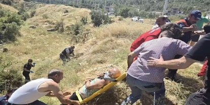 Dere yatağına yuvarlanan yaşlı adam dron ve iz takip köpekleri sayesinde bulundu