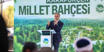 Millet Bahçesi temeli atılırken aynı ilçeye termal tesis müjdesi verildi
