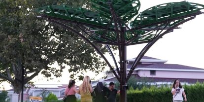 Denizli’de ’Solar Ağaç’ kent yaşamıyla buluştu