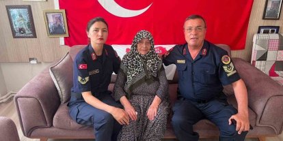 Şehit ailesine vefa ziyareti