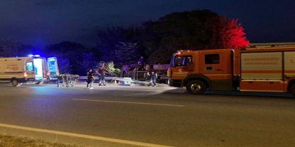 Dörtyol’da devrilen tırın sürücüsü yaralandı