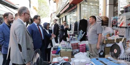 Kütahya Saman Pazarı’nda Sokak Sağlıklaştırma Projesi için inceleme