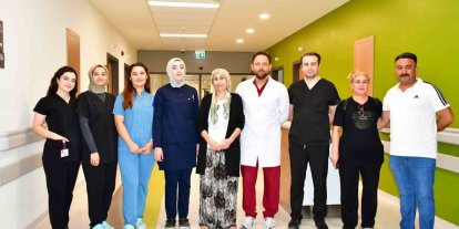 Karnından 20 kiloluk tümör çıkarılan hasta sağlığına kavuştu