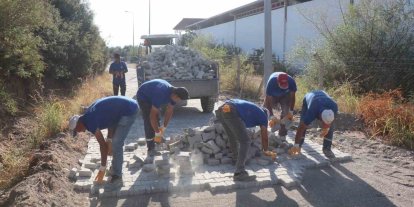 Bozdoğan Belediyesi üstyapı çalışmalarına devam ediyor