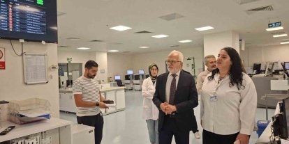 Eskişehir Şehir Hastanesi’nde laboratuvar hizmetleri yerinde incelendi