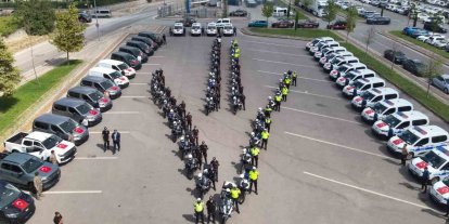 Kocaeli İl Emniyet Müdürlüğü filosuna 74 yeni araç katıldı