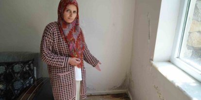 Bayburt’ta bir yıldır evlerden su çıkıyor: Duvarlar çatladı, aileler tedirgin