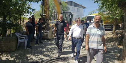 Kışlacık köyünde yangın sonrası çalışmalar sürüyor
