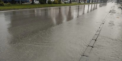 Samsun’da sağanak etkili oldu
