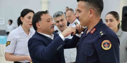 Vali Çiçek, Rütbe Terfi Töreni’ne katıldı