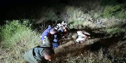 Hassa’da yamaçtan düşen vatandaş kurtarıldı
