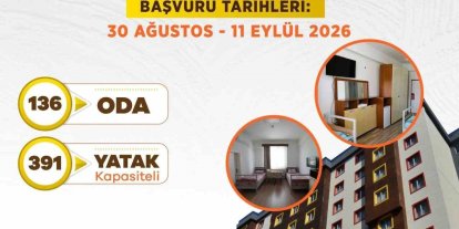 Kız öğrenci misafirhanesi için yeni dönem başvuruları başladı