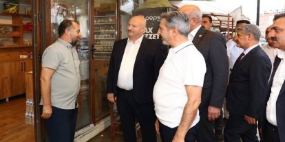 Vali Küçük, Besni’de esnafın talep ve önerilerini dinledi
