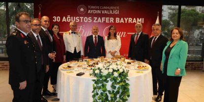 Aydın’da Zafer Bayramı resepsiyonu gerçekleştirildi