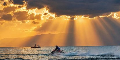 İznik Gölü’nde adrenalin zirve yaptı