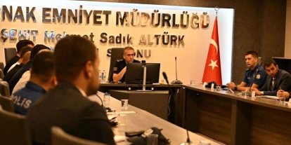Şırnak’ta ağustos ayı güvenlik toplantısı gerçekleştirildi
