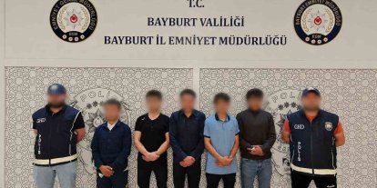 Bayburt’ta 5 düzensiz göçmen yakalandı