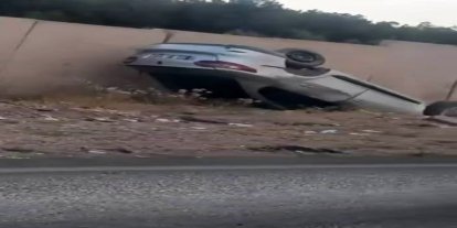 Diyarbakır’da araç takla attı: 1 yaralı