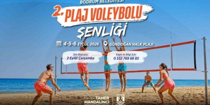Plaj Voleybolu Şenliği Gündoğan’da
