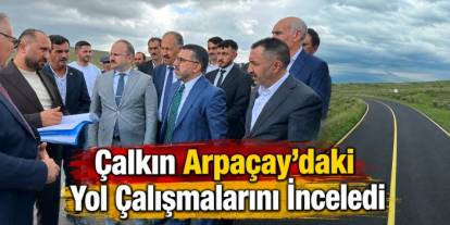 Arpaçay’da Üç Köyü Birbirine Bağlayan Yol Tamamlandı