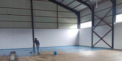 Gökçedere’nin yeni garaj ve itfaiye binası tamamlanıyor