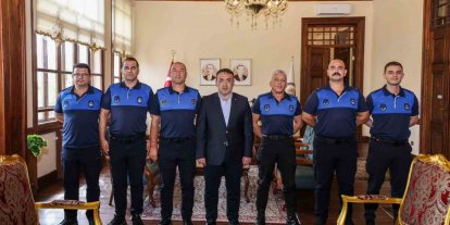 Vali Sözer, Zabıta Haftası dolayısıyla zabıta personelini kabul etti