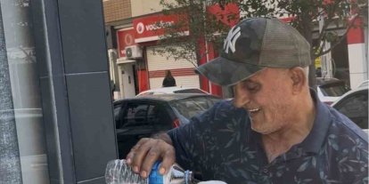 Tekirdağ’da bitkin düşen martı kolunu ısırdı şefkatini eksik etmedi