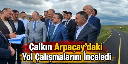 Arpaçay’da Üç Köyü Birbirine Bağlayan Yol Tamamlandı