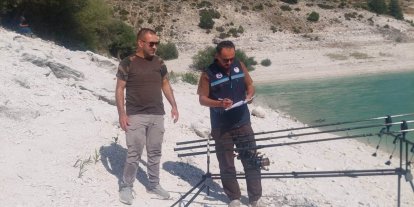 Çavdarhisar Barajı’nda su ürünleri ve avcılık denetimi