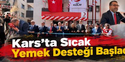 SYDV ve Türk Kızılay İş Birliğiyle Kars Aşevi Açıldı