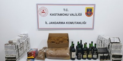 Kastamonu’da 10 litre sahte içki ele geçirildi