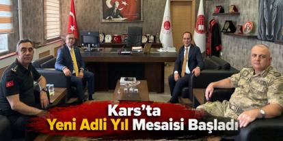 Kars’ta Yeni Adli Yıl Mesaisi Başladı