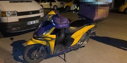 Bolu’da taksi ile moto kurye çarpıştı: 1 yaralı