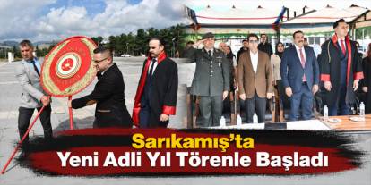 Sarıkamış’ta Yeni Adli Yıl Törenle Başladı