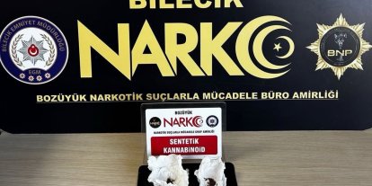 Şüphe üzerine durdurulan kişinin üzerinde uyuşturucu madde ele geçirildi