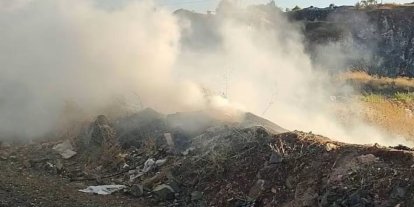 Pazaryeri’nde çöplük yangını korkuttu