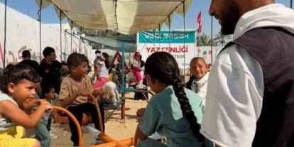 Yedi Başak Gazze’de Çocuklar için yaz festivali düzenledi