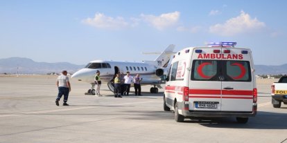 Girne’deki gemi kazasından etkilenen hamile kadın Kocaeli’ye nakledildi