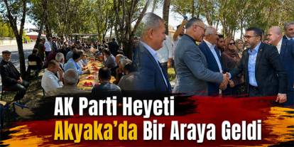 AK Parti Akyaka İlçe Danışma Toplantısı Yapıldı