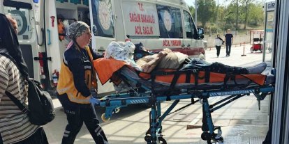 Bafra’da traktörün römorku devrildi: 6 yaralı