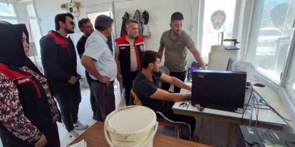 Bayburt’ta TMO alım ofisinde ürün kabulü sürüyor