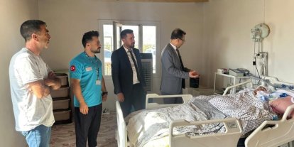 Cizre’de başhekimler evde sağlık hizmetlerinden yaralanan hastaları yalnız bırakmadı