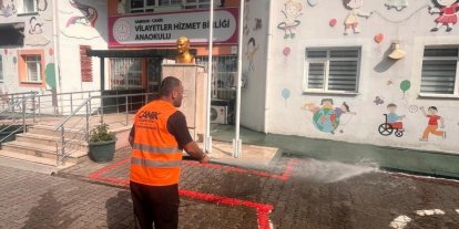 Canik’te okullar yeni eğitim yılına hazırlanıyor
