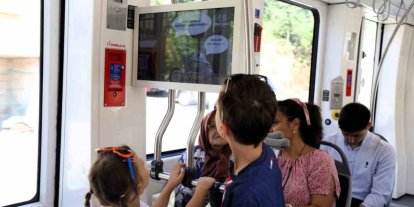 Tramvayda yolculuk kuralları animasyonlarla anlatılıyor