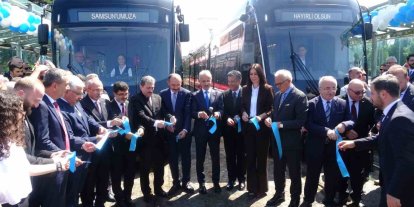 Samsun’da 2 yeni tramvay hizmete girdi